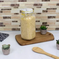 Food Storage Home Basics 67 Oz. Glass Canister With Printed Ceramic Top 11 Food Storage Home Basics 67 Oz. Glass Canister With Printed Ceramic Top -Honey Can Do Shop 67 home basics kitchen canisters gc45327 44 1000