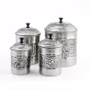 Food Storage Old Dutch 4-Piece Antique Pewter Embossed “Heritage” Canister Set 2 Food Storage Old Dutch 4-Piece Antique Pewter Embossed “Heritage” Canister Set -Honey Can Do Shop antique pewter old dutch kitchen canisters 811ap 64 1000