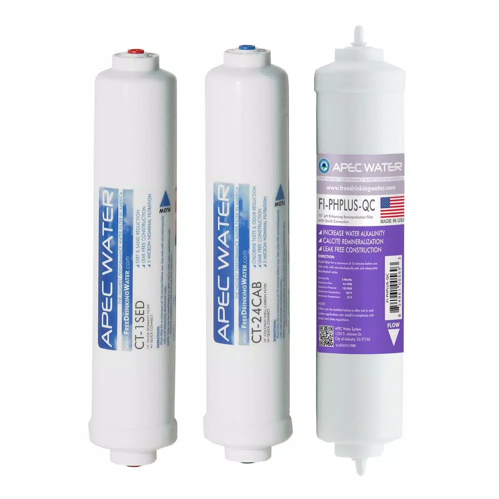 Replacement Water Filters APEC Water Systems APEC Pre-filter Set For Ultimate RO-CTOP-PH Countertop RO Systems (Stages 1, 2 And 4) 3 Replacement Water Filters APEC Water Systems APEC Pre-filter Set For Ultimate RO-CTOP-PH Countertop RO Systems (Stages 1, 2 And 4)
