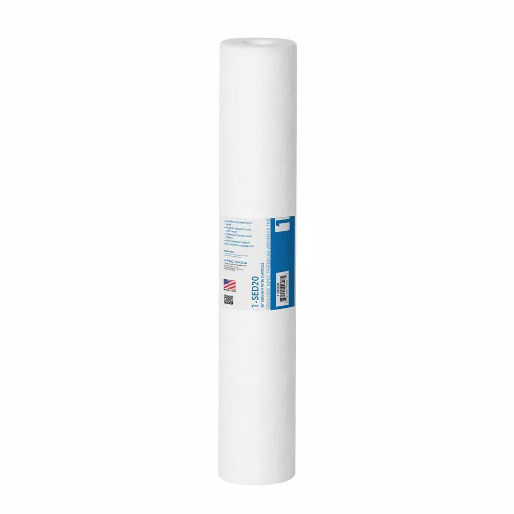 Replacement Water Filters APEC Water Systems Commercial Grade 20 In. X 2.5 In., 5 Micron High Capacity Sediment Pre-Filter 3 Replacement Water Filters APEC Water Systems Commercial Grade 20 In. X 2.5 In., 5 Micron High Capacity Sediment Pre-Filter