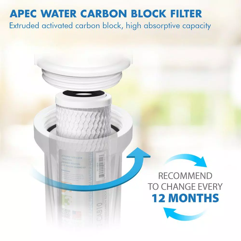 Replacement Water Filters APEC Water Systems Ultimate 10 In. Carbon Replacement Filter 6 Replacement Water Filters APEC Water Systems Ultimate 10 In. Carbon Replacement Filter - Image 4