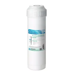 Water Filtration Systems APEC Water Systems 10 In. Replacement Filter For Chloramines And Hydrogen Sulfide Reduction To Replace Reverse Osmosis System 3rd Stage