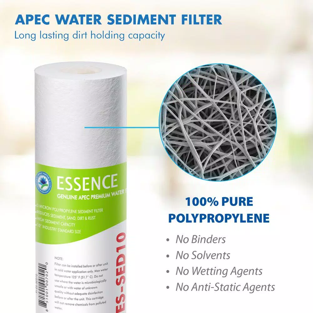 Replacement Water Filters APEC Water Systems Essence 10 In. 5-Micron Sediment Replacement Filter 5 Replacement Water Filters APEC Water Systems Essence 10 In. 5-Micron Sediment Replacement Filter - Image 3
