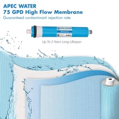 Water Filtration Systems APEC Water Systems Essence Complete Replacement Filter Set For 75 GPD Reverse Osmosis PH Enhancing 6-Stages Replacement Filter 13 Water Filtration Systems APEC Water Systems Essence Complete Replacement Filter Set For 75 GPD Reverse Osmosis PH Enhancing 6-Stages Replacement Filter -Honey Can Do Shop apec water systems replacement water filters filter max esph c3 1000