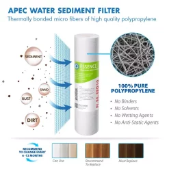 Replacement Water Filters APEC Water Systems Essence Complete Replacement Filter Set For ROES-PHUV75 PH Enhanced UV Sanitizing 7-Stages RO Water System 15 Replacement Water Filters APEC Water Systems Essence Complete Replacement Filter Set For ROES-PHUV75 PH Enhanced UV Sanitizing 7-Stages RO Water System -Honey Can Do Shop apec water systems replacement water filters filter max esphuv ss c3 1000