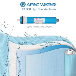 Water Filtration Systems APEC Water Systems Ultimate Complete Replacement Filters With Membrane For 180 GPD Premium Commercial Grade Reverse Osmosis System -Honey Can Do Shop apec water systems replacement water filters filter max lite180 1f 1000