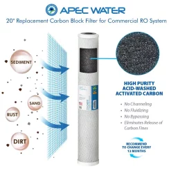 Water Filtration Systems APEC Water Systems Ultimate Complete Replacement Filters For 240 GPD Premium Commercial Grade Reverse Osmosis System Complete With Membrane 9 Water Filtration Systems APEC Water Systems Ultimate Complete Replacement Filters For 240 GPD Premium Commercial Grade Reverse Osmosis System Complete With Membrane -Honey Can Do Shop apec water systems replacement water filters filter max lite240 4f 1000