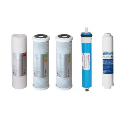 Replacement Water Filters APEC Water Systems Ultimate Reverse Osmosis System 50 GPD Stage 1-5 Replacement Water Filter Cartridge
