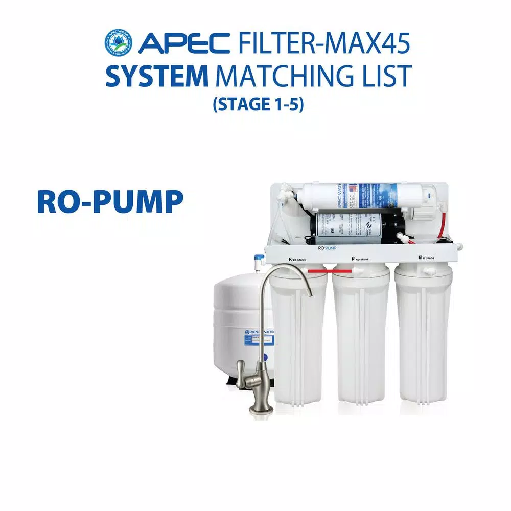 Replacement Water Filters APEC Water Systems Ultimate Reverse Osmosis System 50 GPD Stage 1-5 Replacement Water Filter Cartridge 9 Replacement Water Filters APEC Water Systems Ultimate Reverse Osmosis System 50 GPD Stage 1-5 Replacement Water Filter Cartridge - Image 8