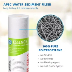 Replacement Water Filters APEC Water Systems Essence 10 In. Standard Capacity 3-Stage Replacement Pre-Filter Set 13 Replacement Water Filters APEC Water Systems Essence 10 In. Standard Capacity 3-Stage Replacement Pre-Filter Set -Honey Can Do Shop apec water systems replacement water filters filter set es 1d 1000