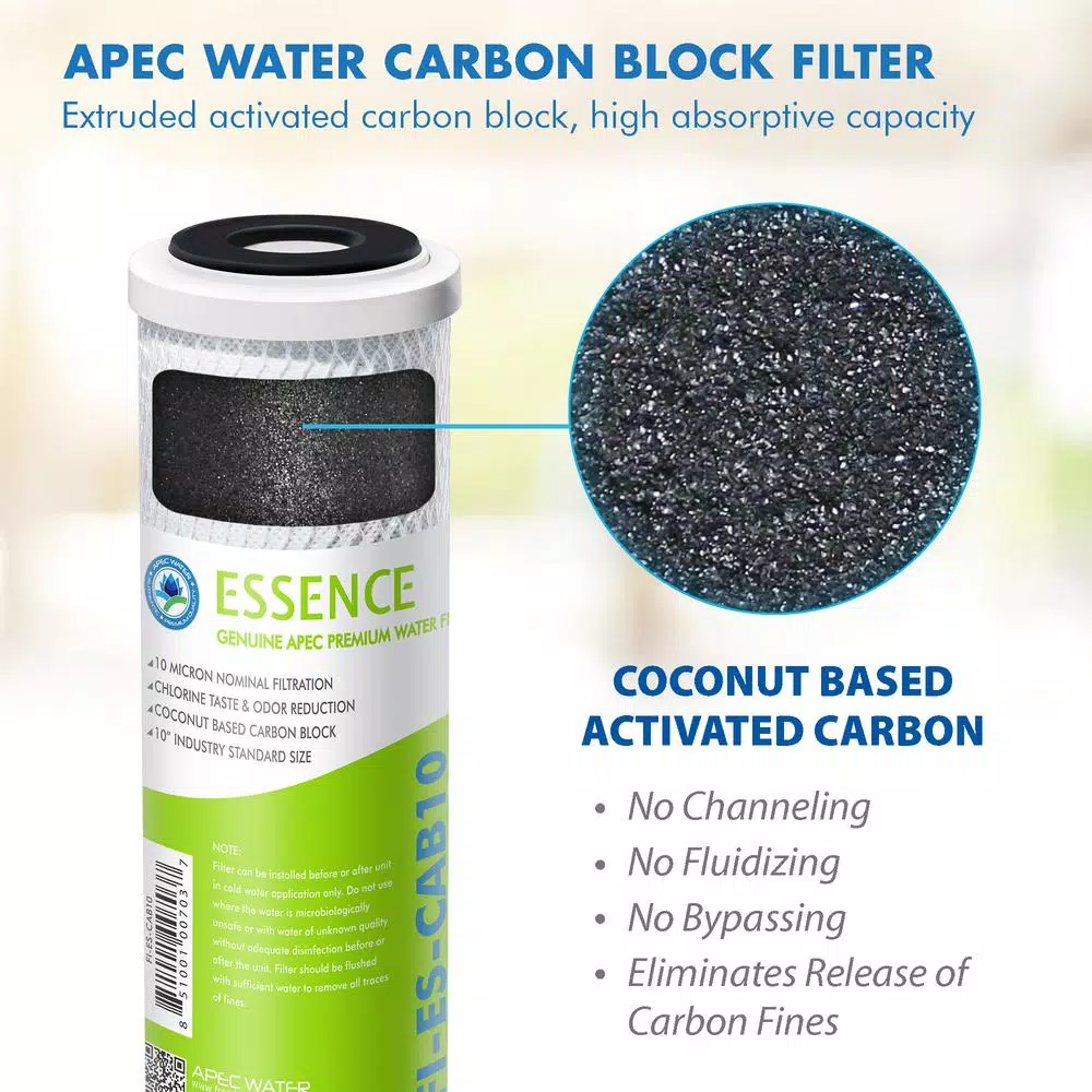 Replacement Water Filters APEC Water Systems Essence 10 In. Standard Capacity 3-Stage Replacement Pre-Filter Set 8 Replacement Water Filters APEC Water Systems Essence 10 In. Standard Capacity 3-Stage Replacement Pre-Filter Set - Image 6