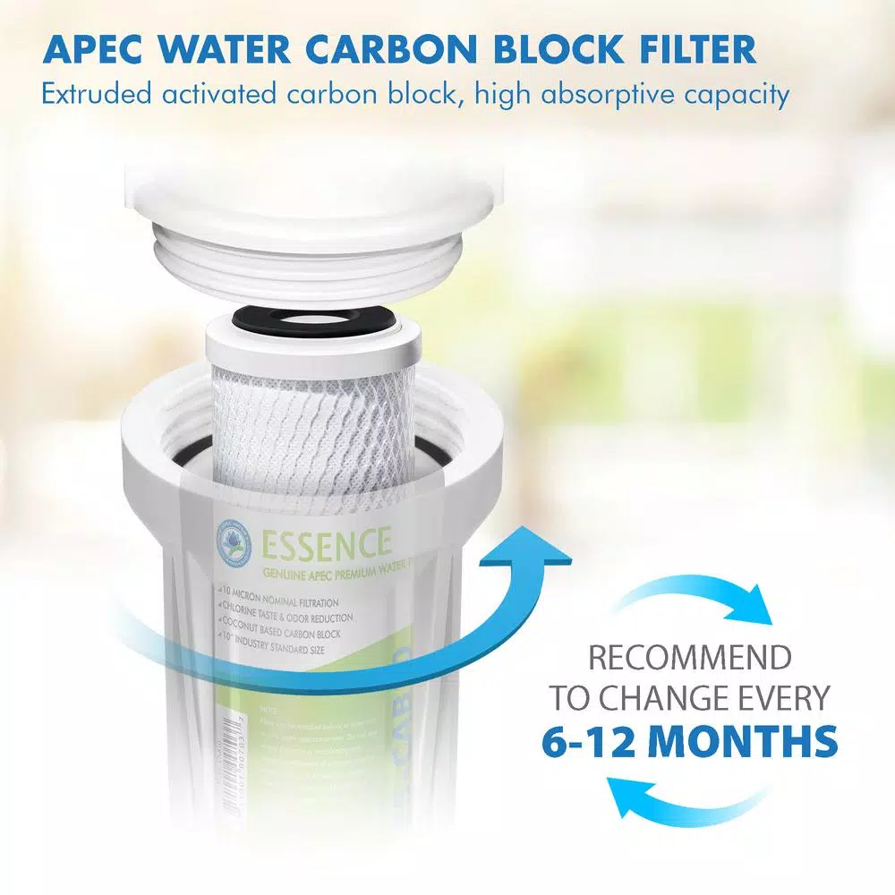 Replacement Water Filters APEC Water Systems Essence 10 In. Standard Capacity 3-Stage Replacement Pre-Filter Set 9 Replacement Water Filters APEC Water Systems Essence 10 In. Standard Capacity 3-Stage Replacement Pre-Filter Set - Image 7