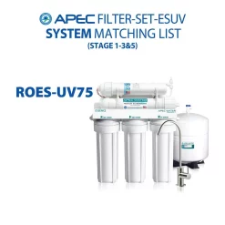 Replacement Water Filters APEC Water Systems Essence 10 In. Replacement Pre-Filter Set With UV Replacement Bulb For ROES-UV75 17 Replacement Water Filters APEC Water Systems Essence 10 In. Replacement Pre-Filter Set With UV Replacement Bulb For ROES-UV75 -Honey Can Do Shop apec water systems replacement water filters filter set esuv 44 1000