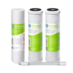 Water Filtration Systems APEC Water Systems Essence ROES-UV75-SS Replacement Water Filter Cartridge Pre-Filter Set With UV Bulb Stage 1-3 And 5