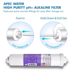 Replacement Water Filters APEC Water Systems Ultimate 10 In. Super Capacity Replacement Pre-Filter Set For 90 GPD PH+ Reverse Osmosis Systems -Honey Can Do Shop apec water systems replacement water filters filter set ph 44 1000