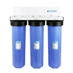 Water Filter Parts APEC Water Systems 3-Stage 20″ Whole House Big Blue Housing Set