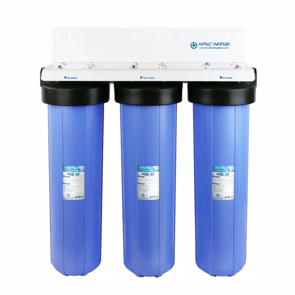 Water Filter Parts APEC Water Systems 3-Stage 20″ Whole House Big Blue Housing Set 3 Water Filter Parts APEC Water Systems 3-Stage 20″ Whole House Big Blue Housing Set