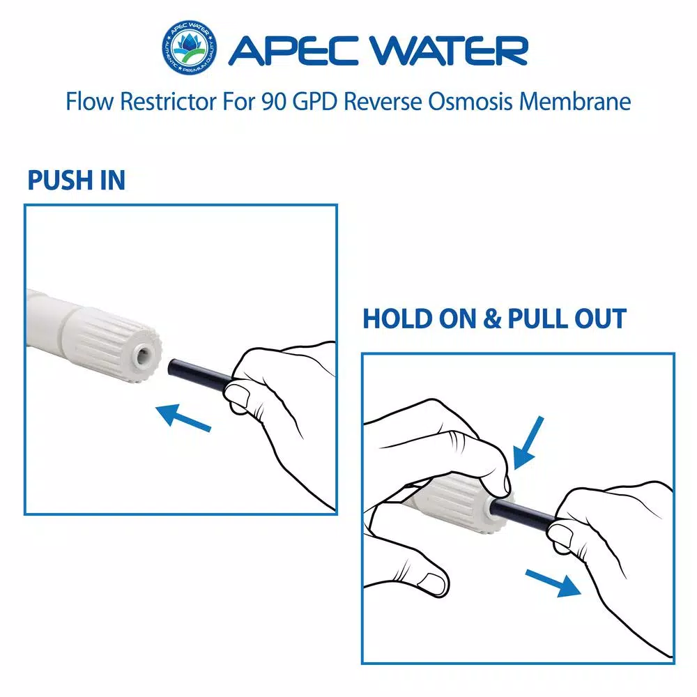 Water Filter Parts APEC Water Systems 700 Ml/Min Flow Restrictor For 90 GPD Reverses Osmosis System With 1/4 In. Quick Connect 5 Water Filter Parts APEC Water Systems 700 Ml/Min Flow Restrictor For 90 GPD Reverses Osmosis System With 1/4 In. Quick Connect - Image 3