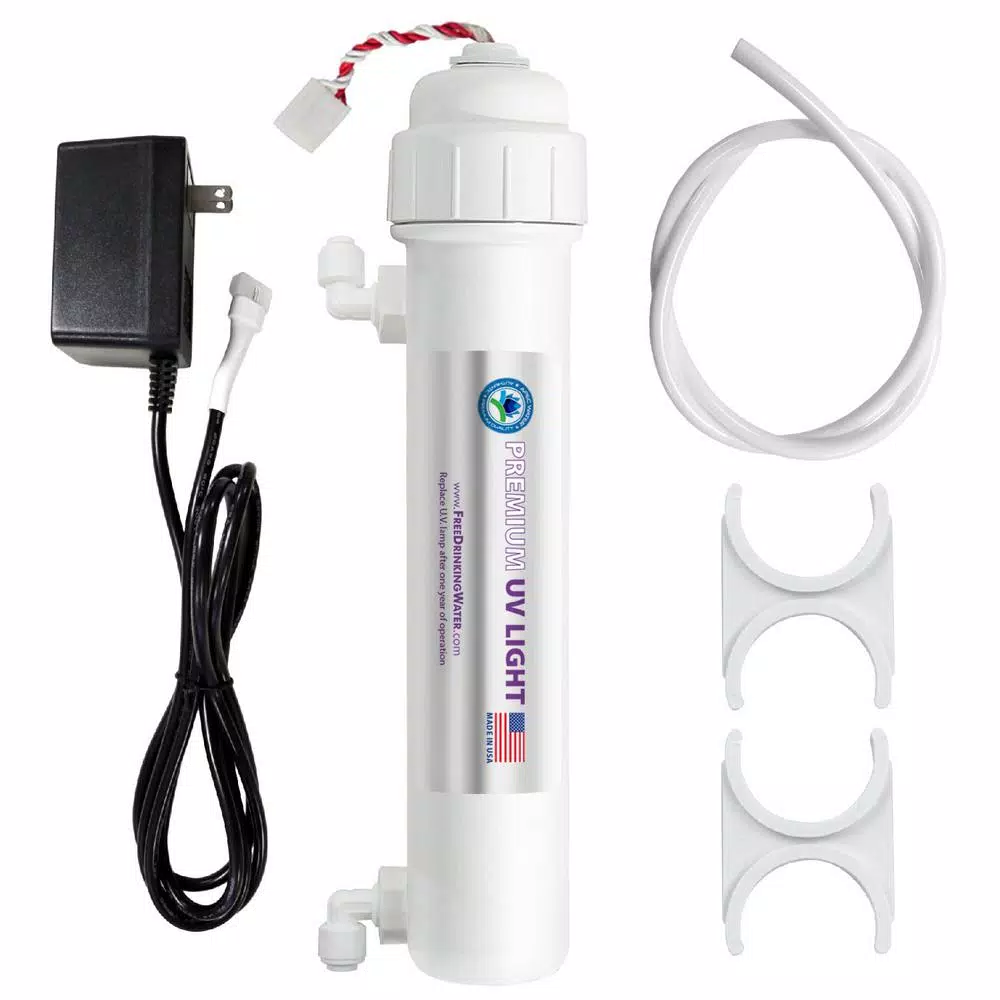 Water Filter Parts APEC Water Systems UV Ultra Violet Sterilizer Water Filter Kit With 1/4 In. Quick Connect 3 Water Filter Parts APEC Water Systems UV Ultra Violet Sterilizer Water Filter Kit With 1/4 In. Quick Connect
