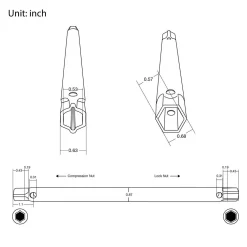Water Filter Parts APEC Water Systems Faucet Wrench For Reverse Osmosis Drinking Water Faucet 9 Water Filter Parts APEC Water Systems Faucet Wrench For Reverse Osmosis Drinking Water Faucet -Honey Can Do Shop apec water systems water filter parts wrench faucet 1f 1000