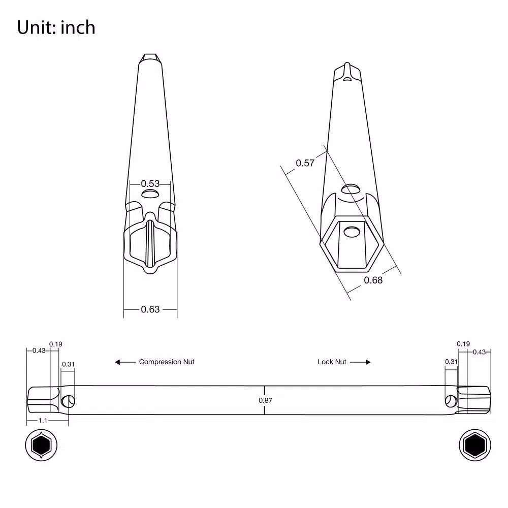 Water Filter Parts APEC Water Systems Faucet Wrench For Reverse Osmosis Drinking Water Faucet 6 Water Filter Parts APEC Water Systems Faucet Wrench For Reverse Osmosis Drinking Water Faucet - Image 4