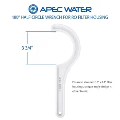 Water Filter Parts APEC Water Systems Water Filter Housing Wrench For 10 In. Industry Standard Size Under Sink Water Filtration System -Honey Can Do Shop apec water systems water filter parts wrench half c3 1000