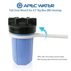 Water Filter Parts APEC Water Systems 360° Filter Housing Wrench For Whole House System With 4.5 In. Filter Cartridge -Honey Can Do Shop apec water systems water filter parts wrench hb all 4f 1000