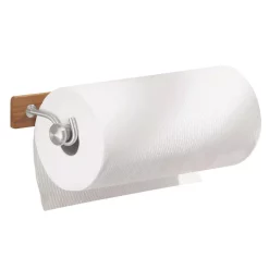 Countertop Storage InterDesign Formbu Wall Mount Paper Towel Holder In Bamboo/ Brushed Sterling Silver -Honey Can Do Shop bamboo with brushed stainless steel interdesign paper towel holders 37370 4f 1000