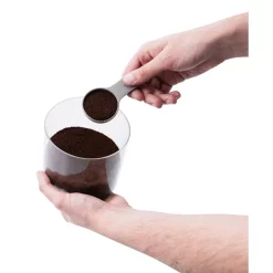 Food Storage BergHOFF Leo 5 In. X 5 In. Gray Glass Food Container With Spoon 9 Food Storage BergHOFF Leo 5 In. X 5 In. Gray Glass Food Container With Spoon -Honey Can Do Shop berghoff kitchen canisters 3950137 4f 1000