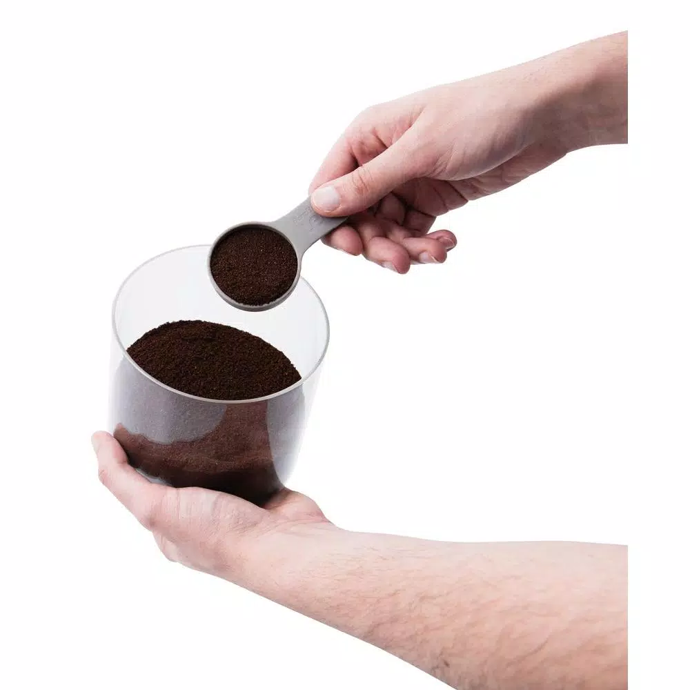 Food Storage BergHOFF Leo 5 In. X 5 In. Gray Glass Food Container With Spoon 5 Food Storage BergHOFF Leo 5 In. X 5 In. Gray Glass Food Container With Spoon - Image 3