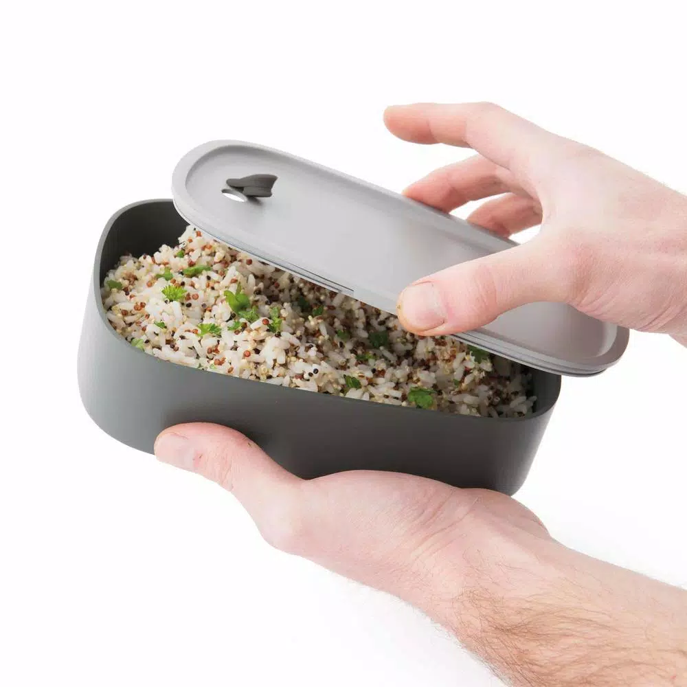 Food Storage BergHOFF Leo Grey And Mint 3-Piece Dual Bento Box Set 6 Food Storage BergHOFF Leo Grey And Mint 3-Piece Dual Bento Box Set - Image 4