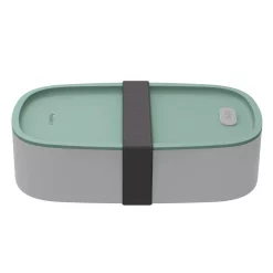 Food Storage BergHOFF Grey And Green Water Bottle Flatware And Bento Box Leo Lunch Set -Honey Can Do Shop berghoff lunch boxes lunch bags 3950255 1f 1000