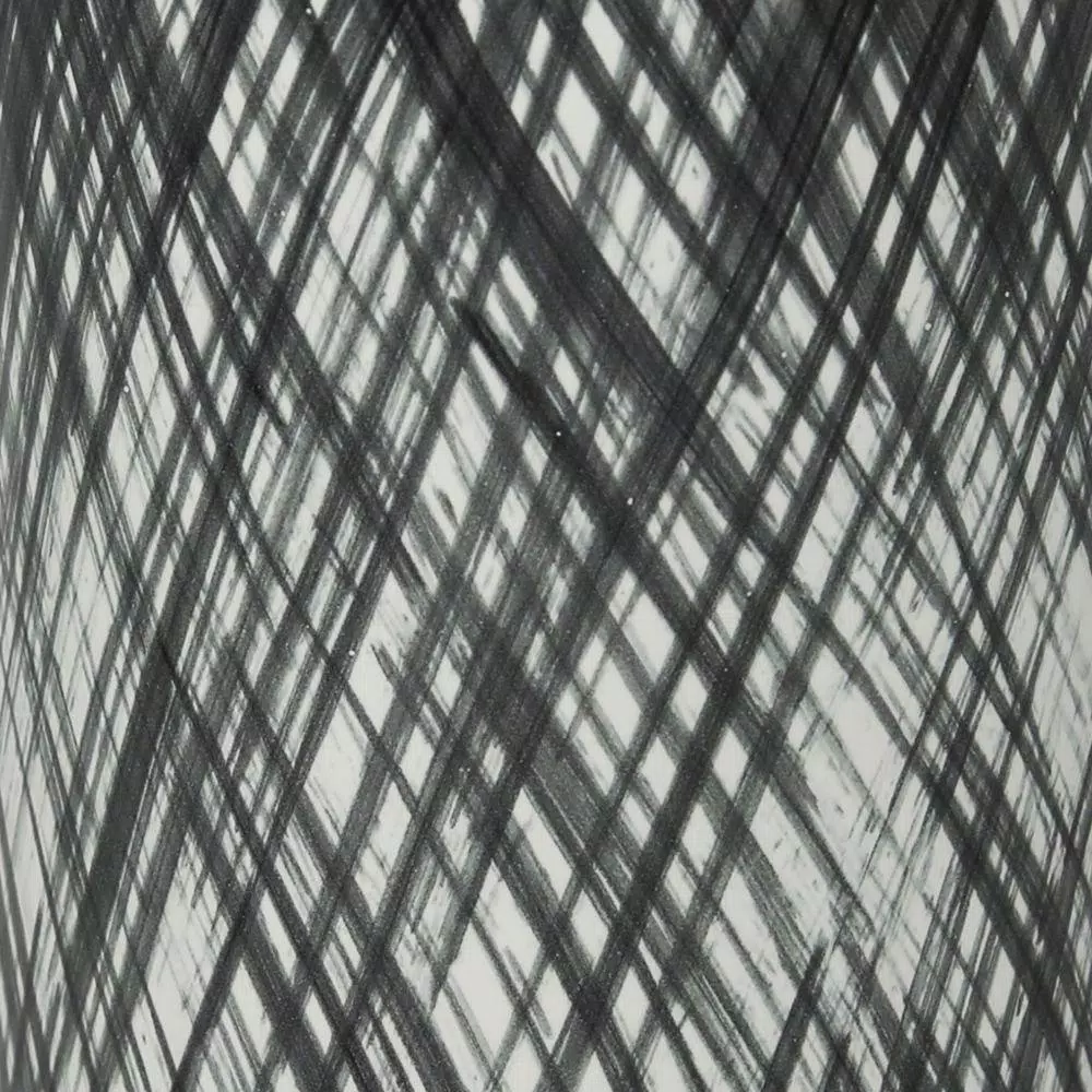 Food Storage Benjara Ceramic Black And White Large Lidded Ginger Jar With Criss Cross Pattern 6 Food Storage Benjara Ceramic Black And White Large Lidded Ginger Jar With Criss Cross Pattern - Image 4