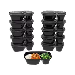 Food Storage Classic Cuisine 10-Piece Portion Control Meal Prep Containers
