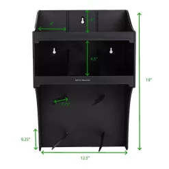 Countertop Storage Mind Reader Wall Mount Coffee Condiment Organizer With 4-Hooks -Honey Can Do Shop black mind reader mug trees cowmnt blk 76 1000