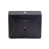 Countertop Storage Mind Reader Wall Mounted Black Paper Towel Dispenser With Transparent Viewing Window -Honey Can Do Shop black mind reader paper towel holders ptwide blk 64 1000