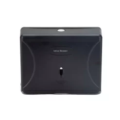Countertop Storage Mind Reader Wall Mounted Black Paper Towel Dispenser With Transparent Viewing Window
