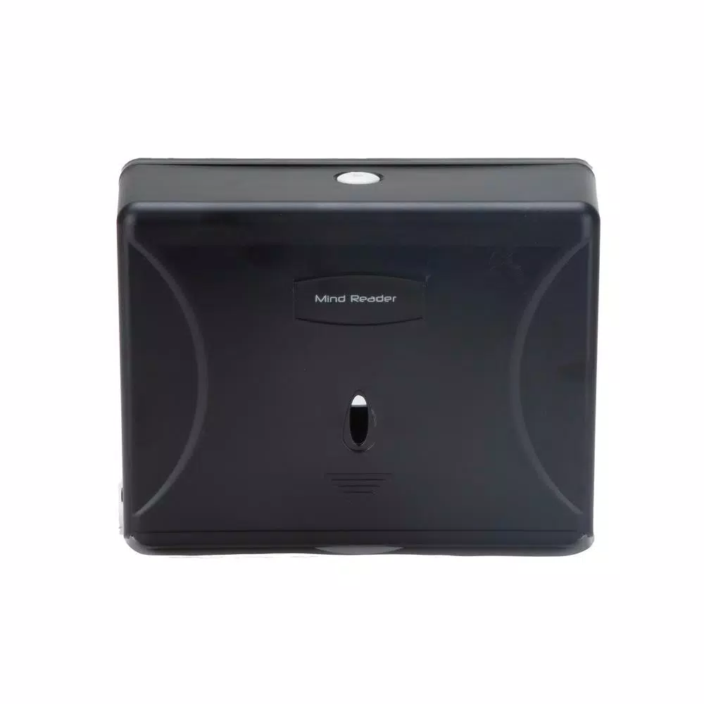 Countertop Storage Mind Reader Wall Mounted Black Paper Towel Dispenser With Transparent Viewing Window 3 Countertop Storage Mind Reader Wall Mounted Black Paper Towel Dispenser With Transparent Viewing Window