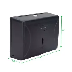 Countertop Storage Mind Reader Wall Mounted Black Paper Towel Dispenser With Transparent Viewing Window 14 Countertop Storage Mind Reader Wall Mounted Black Paper Towel Dispenser With Transparent Viewing Window -Honey Can Do Shop black mind reader paper towel holders ptwide blk fa 1000