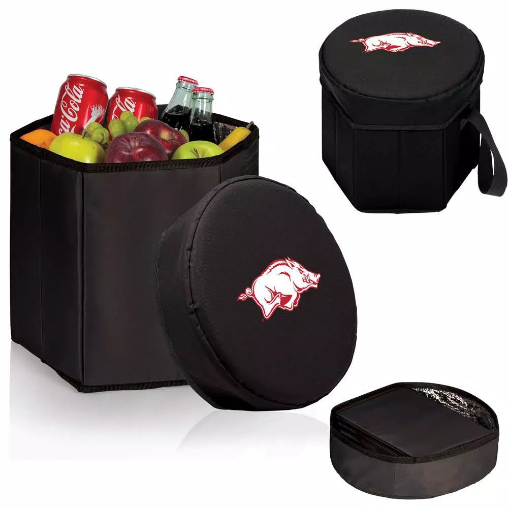 Food Storage Picnic Time 12 Qt. Arkansas Razorbacks Black Bongo Cooler 4 Food Storage Picnic Time 12 Qt. Arkansas Razorbacks Black Bongo Cooler - Image 2