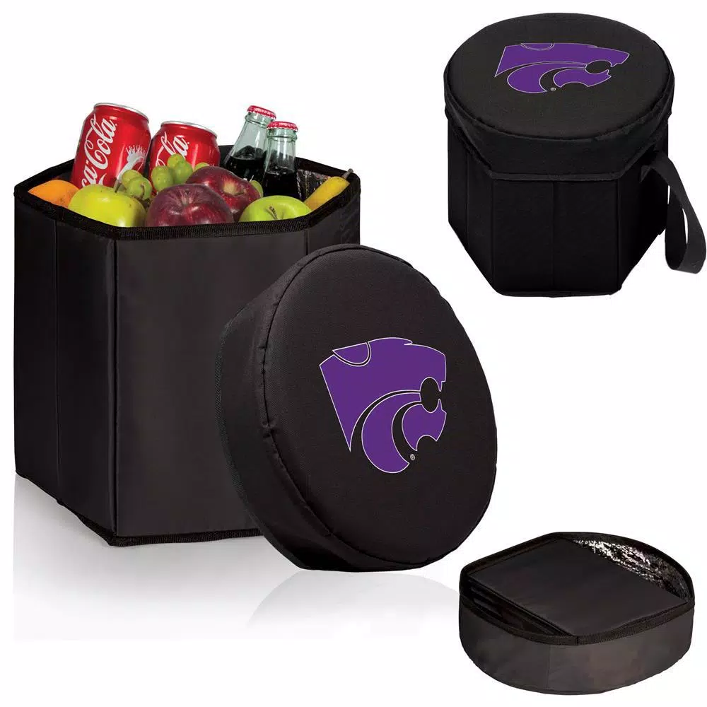 Food Storage Picnic Time 12 Qt. Kansas State Wildcats Black Bongo Cooler 4 Food Storage Picnic Time 12 Qt. Kansas State Wildcats Black Bongo Cooler - Image 2