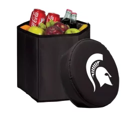 Food Storage Picnic Time 12 Qt. Michigan State Spartans Black Bongo Cooler