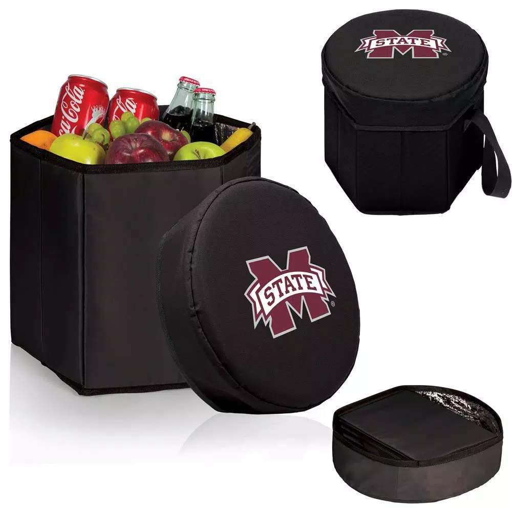 Food Storage Picnic Time 12 Qt. Mississippi State Bulldogs Black Bongo Cooler 4 Food Storage Picnic Time 12 Qt. Mississippi State Bulldogs Black Bongo Cooler - Image 2