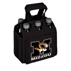 Food Storage Picnic Time University Of Missouri Tigers 6-Bottles Black Beverage Carrier