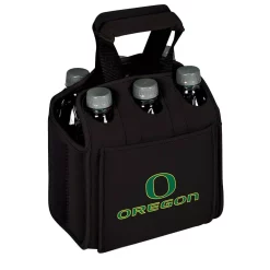 Food Storage Picnic Time University Of Oregon Ducks 6-Bottles Black Beverage Carrier
