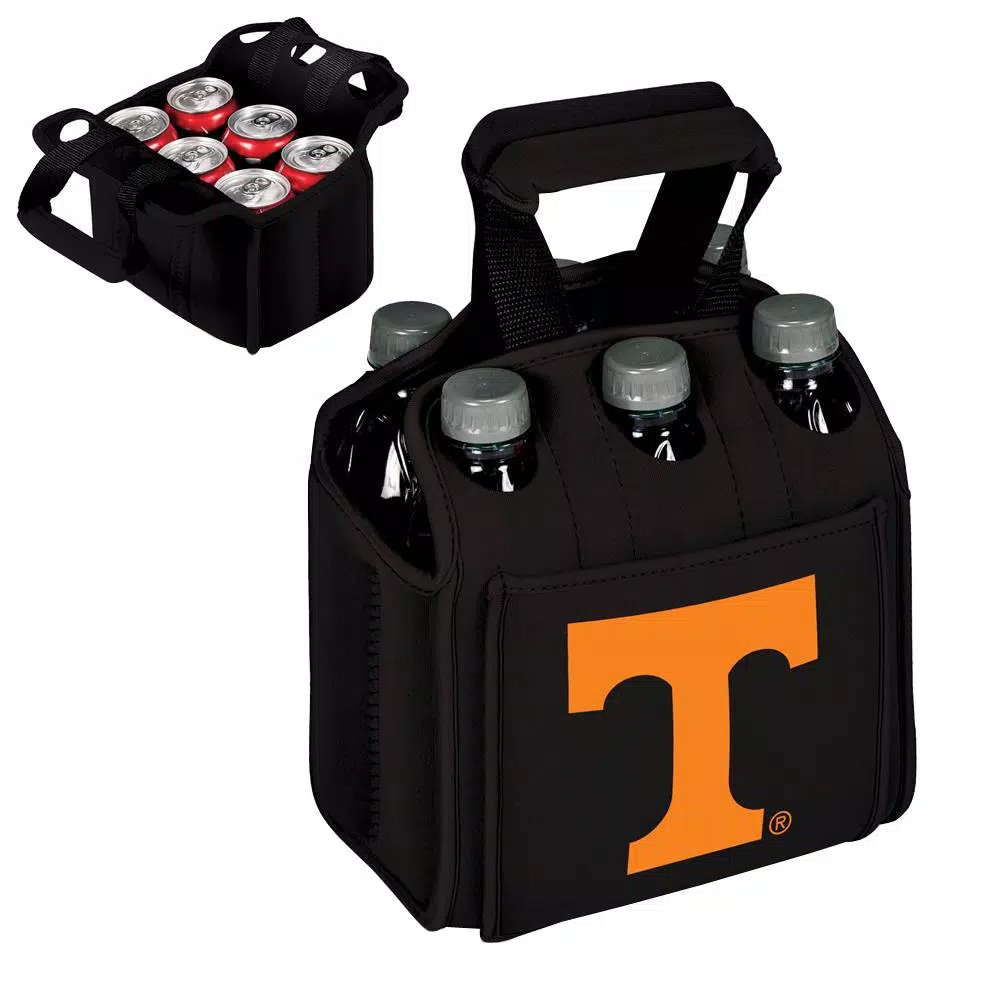 Food Storage Picnic Time University Of Tennessee Volunteers 6-Bottles Black Beverage Carrier 4 Food Storage Picnic Time University Of Tennessee Volunteers 6-Bottles Black Beverage Carrier - Image 2