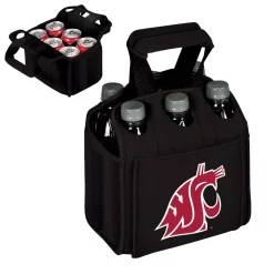 Food Storage Picnic Time Washington State University Cougars 6-Bottles Black Beverage Carrier -Honey Can Do Shop blacks picnic time insulated food carriers 608 00 179 6340 c3 1000