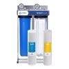 Water Filtration Systems Express Water 2-Stage Whole House Water Filtration System – Sediment And Carbon Filter, Pressure Gauge, Easy Release, 1 In. Connection -Honey Can Do Shop blue clear express water whole house water filters wh200scs 64 1000