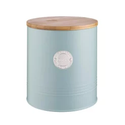 Food Storage Mason Cash Living Coated-Steel Blue Cookie Storage