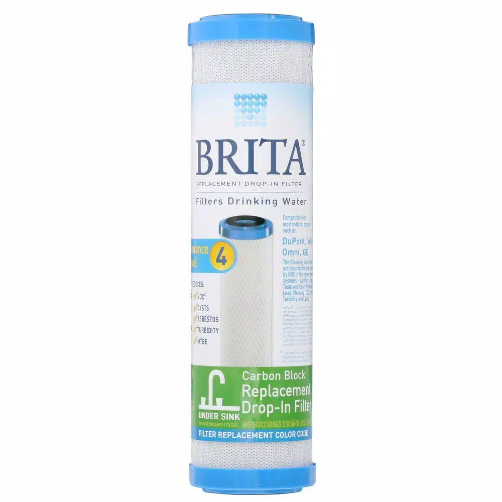 Replacement Water Filters Brita Carbon Block Drop-In Replacement Filter 4 Replacement Water Filters Brita Carbon Block Drop-In Replacement Filter - Image 2